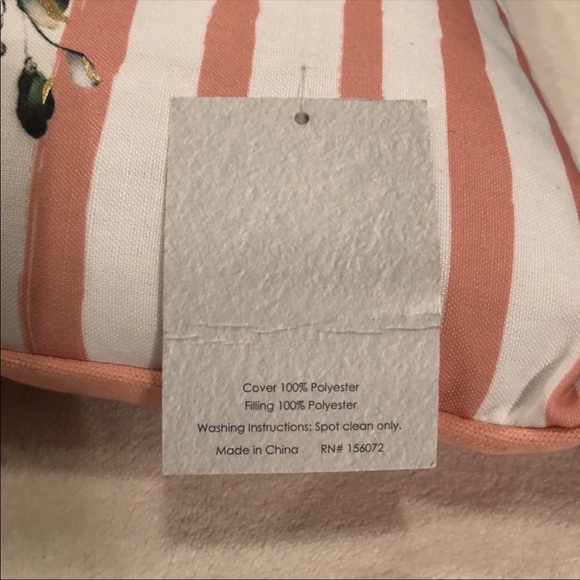 Till & Dream Striped Pug Accent Pillow NWT - Picture 4 of 4